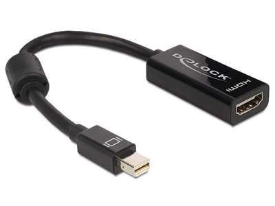 DeLOCK Adapter mini Displayport / HDMI 0,18 m HDMI Type A (Standard) Sort