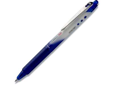 Rollerball pen, 0.5 mm, 0.3 mm, Blå, Pilot V-Ball Fine BL-VB5RT-L