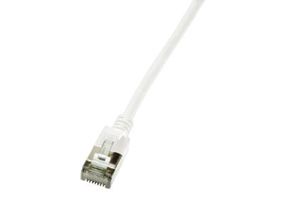 LogiLink Ultraflex SlimLine netværkskabel Hvid 1,5 m Cat6a S/UTP (STP)