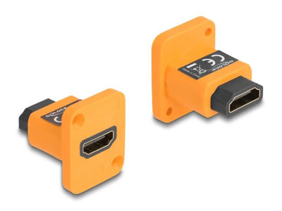 DeLOCK 88001 kabel kønsskifter HDMI-A Orange