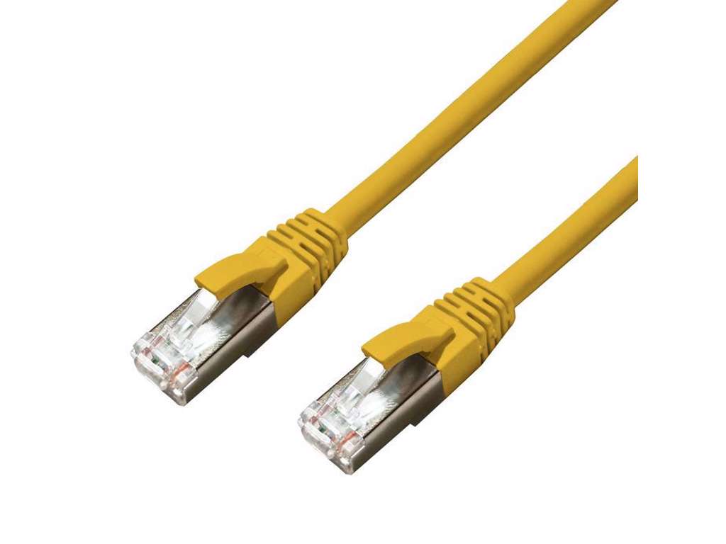 Microconnect MC-SFTP6A0025Y netværkskabel Gul 0,25 m Cat6a S/FTP (S-STP)