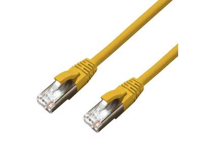 Microconnect MC-SFTP6A0025Y netværkskabel Gul 0,25 m Cat6a S/FTP (S-STP)