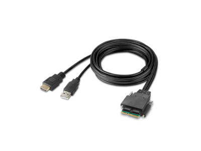 Belkin F1DN1MOD-HC-H06 KVM-kabel Sort 1,8 m