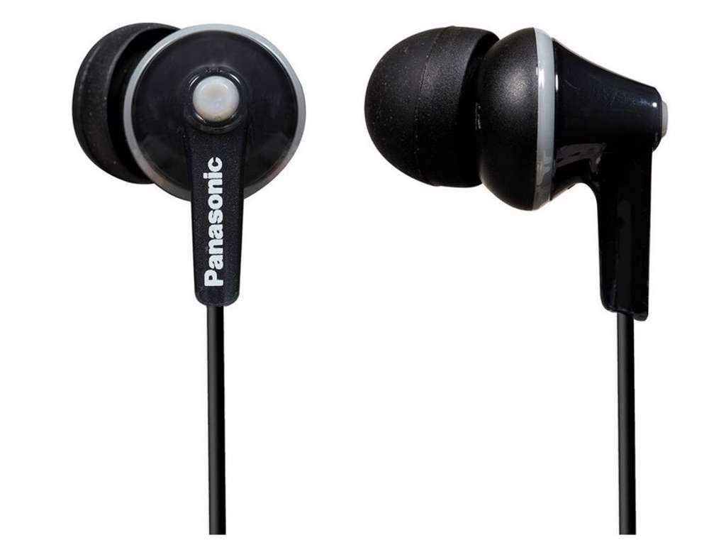 Panasonic RP-HJE125E-K hovedtelefoner/headset Ledningsført I ørerne Musik Sort