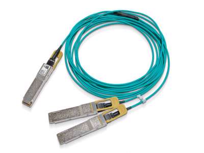 Nvidia 980-9I452-00H003 InfiniBand og fiberoptisk kabel 3 m QSFP56 2x QSFP56 Turkisfarve