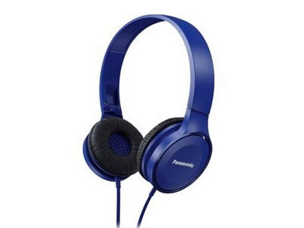 Panasonic RP-HF100E Hovedtelefoner Ledningsført Headset Opkald/musik Blå