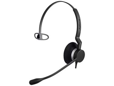 Jabra Biz 2300 QD Mono Headset Ledningsført Kontor/Callcenter Sort