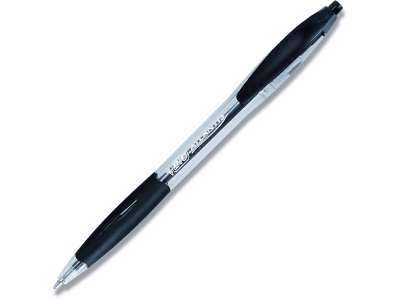 Kuglepen, 1.0 mm, 0.32 mm, Sort, BiC Atlantis Refresh BP Medium