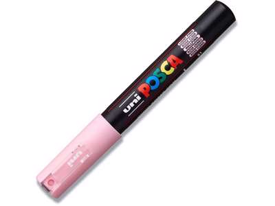 Paint marker, 0.7 mm, Lys pink, Ekstra-fin spids, uni Posca PC-1M