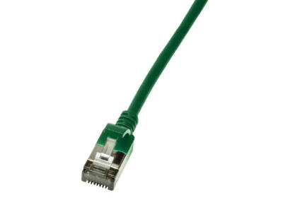 LogiLink Slim U/FTP netværkskabel Grøn 1,5 m Cat6a U/FTP (STP)