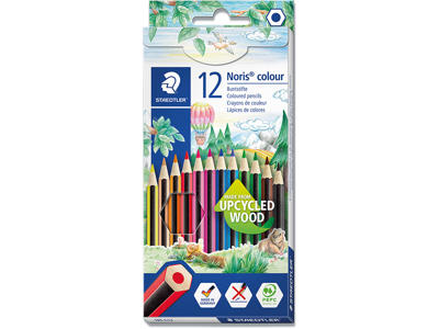 Farveblyant, Sampak, Assorterede farver, 12 stk, Staedtler Noris 185