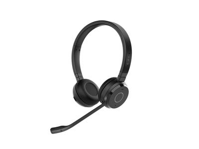 Jabra Evolve 65 TE Headset Kabel & trådløs Kontor/Callcenter USB Type-A Bluetooth Sort