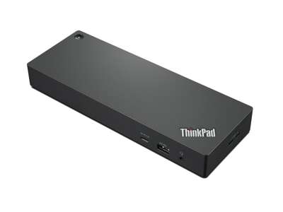 Lenovo 40B00300US dockingstation Ledningsført Thunderbolt 4 Sort, Rød