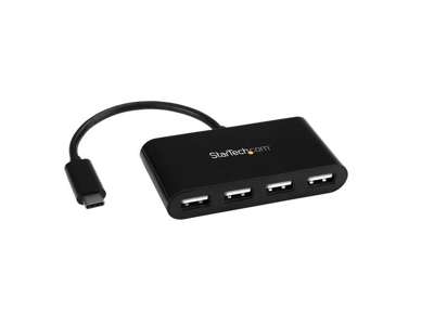 StarTech.com ST4200MINIC interface hub USB 2.0 Type-C 480 Mbit/s Sort