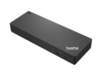 Lenovo 40B00300EU dockingstation Ledningsført Thunderbolt 4 Sort, Rød