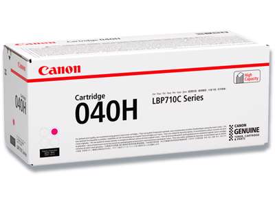 Toner, 040HM, Magenta-rød, 10.000 sider, Canon 0457C001