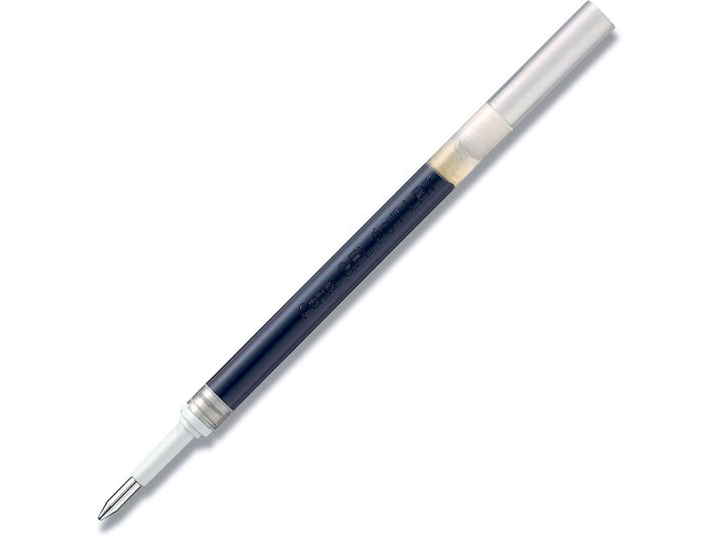 Rollerball gelpen refill, 1 mm, 0.5 mm, Sort, Pentel EnerGel LR10-AX