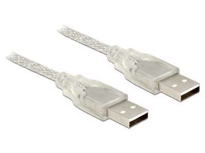 DeLOCK 83889 USB-kabel USB 2.0 2 m USB A Transparent