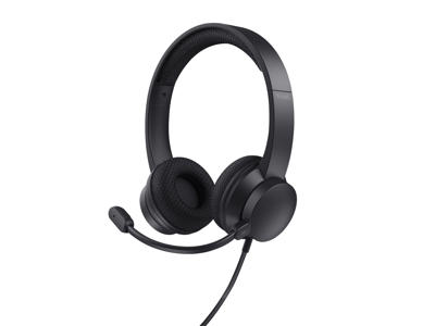 Trust HS-260 Headset Ledningsført Halsbånd Kontor/Callcenter USB Type-A Sort