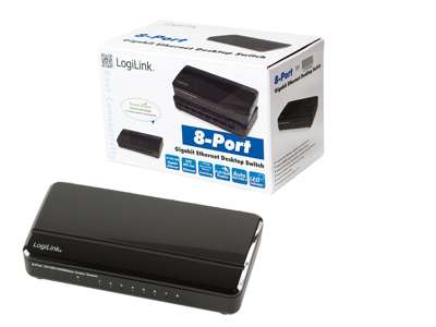 LogiLink NS0106 netværksswitch Ikke administreret L2 Gigabit Ethernet (10/100/1000) Sort