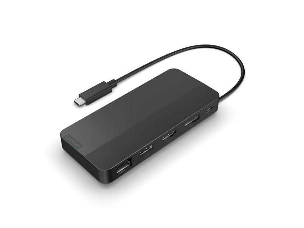 Lenovo 40B90100EU dockingstation Ledningsført USB 3.2 Gen 1 (3.1 Gen 1) Type-C Sort