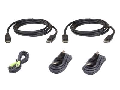 ATEN 2L-7D03UDPX5 KVM-kabel Sort 3 m