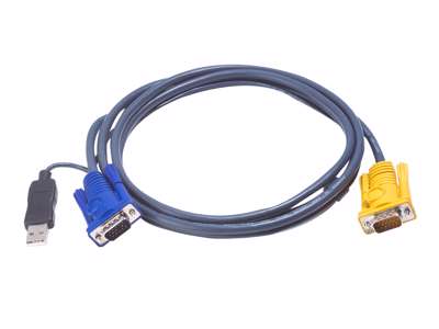 ATEN 2L-5202UP KVM-kabel Sort 1,8 m