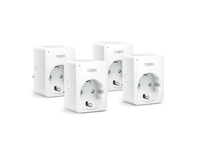 TP-Link Tapo P100 (4-pack) smart stik 2300 W Hvid