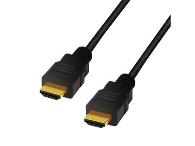 LogiLink CH0078 HDMI-kabel 2 m HDMI Type A (Standard) Sort