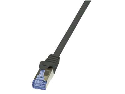 LogiLink Cat6a S/FTP, 2m netværkskabel Sort S/FTP (S-STP)