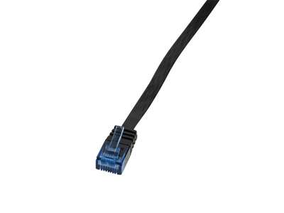 LogiLink 0.5m Cat6 U/UTP RJ45 netværkskabel Sort 0,5 m U/UTP (UTP)