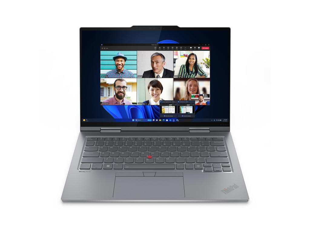 Lenovo ThinkPad X1 2-in-1 Intel Core Ultra 7 155U Hybrid (2-i-1) 35,6 cm (14") Berøringsskærm WUXGA 16 GB LPDDR5x-SDRAM 512 GB SSD Wi-Fi 6E (802.11ax) Windows 11 Pro Grå