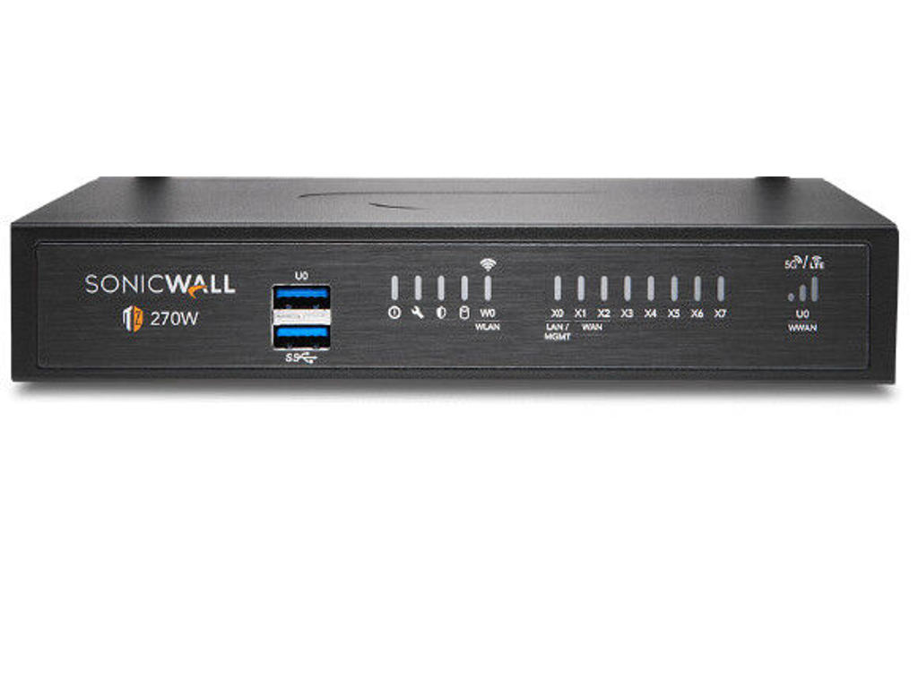 SonicWall TZ270 + ESSENTL ED 2YR firewall (hardware) 2 Gbit/sek.