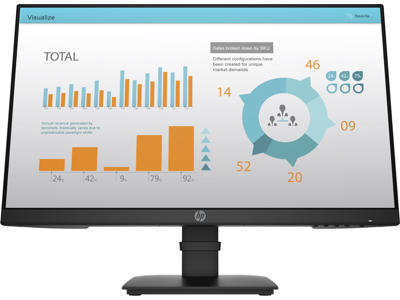 HP P24 G4 computer monitor 60.5 cm (23.8") 1920 x 1080 pixels Full HD Black