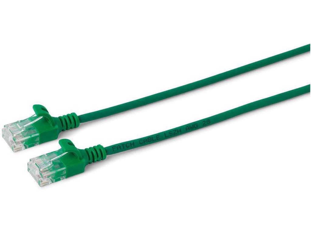 Microconnect V-UTP6A02G-SLIM netværkskabel Grøn 2 m Cat6a U/UTP (UTP)