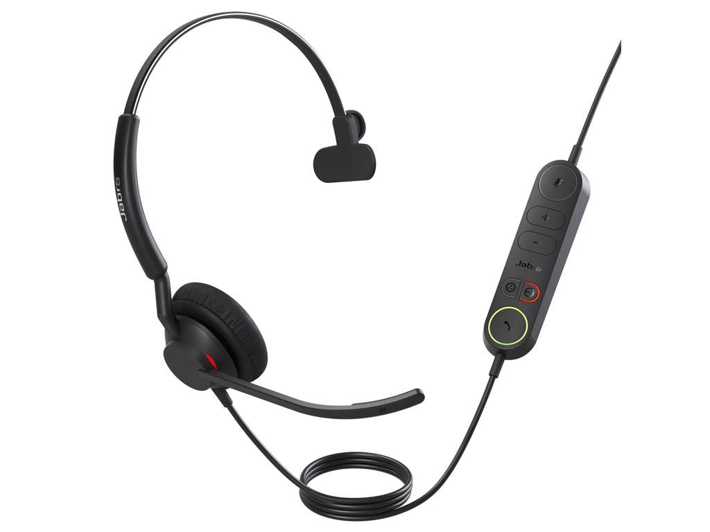 Jabra 4093-419-299 hovedtelefoner/headset Ledningsført Kontor/Callcenter USB Type-C Bluetooth Sort