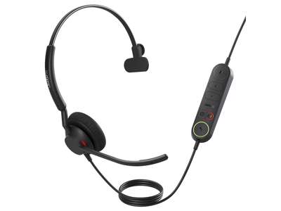 Jabra 4093-419-299 hovedtelefoner/headset Ledningsført Kontor/Callcenter USB Type-C Bluetooth Sort