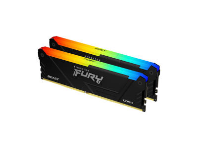 Kingston Technology FURY 32GB 3733MT/s DDR4 CL19 DIMM (Sæt med 2) 1Gx8 Beast RGB