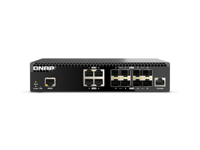 QNAP QSW-M3212R-8S4T netværksswitch Administreret 10G Ethernet (100/1000/10000) 1U