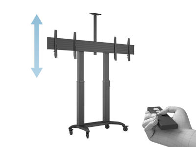 Multibrackets 4424 skærmbeslag til skiltning 190,5 cm (75") Sort