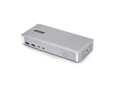 StarTech.com 155UE-USB4-DOCK dockingstation Ledningsført Sølv