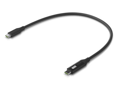 Ubiquiti UACC-Cable-USB-100W-0.3M-BK USB-kabel 0,3 m USB C Sort, Grå