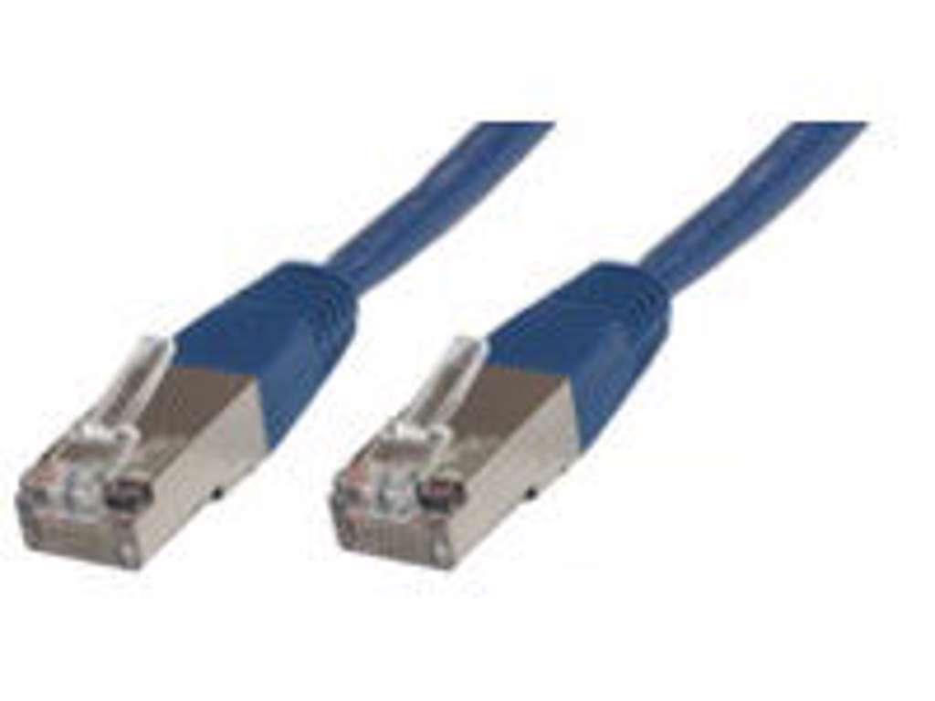 Microconnect B-FTP5005B netværkskabel Blå 0,5 m Cat5e F/UTP (FTP)