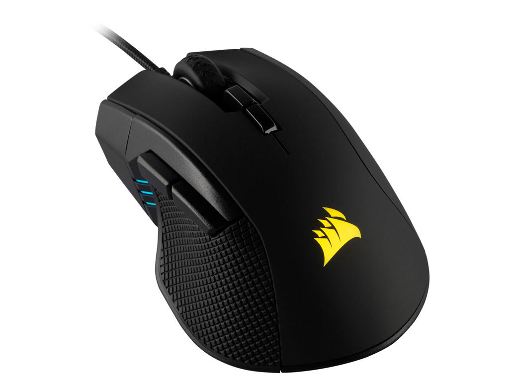 Corsair IRONCLAW RGB mus Spil Højre hånd USB Type-A 18000 dpi