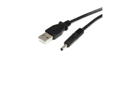 StarTech.com USB2TYPEH el-ledning Sort 0,9 m USB A Barrel type H