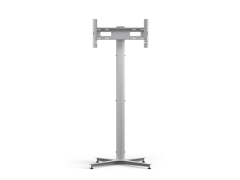 SMS Smart Media Solutions K12-030-EU-7 skærmbeslag og -stativer 190,5 cm (75") Gulv Aluminium, Sølv