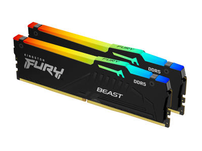 Kingston Technology FURY Beast 16 GB 4800 MT/s DDR5 CL38 DIMM (sæt med 2) RGB