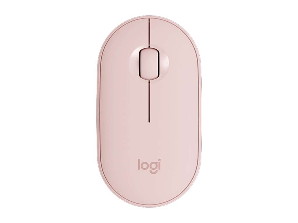 Logitech Pebble M350 Wireless Mouse, Rose