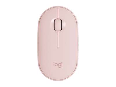 Logitech Pebble M350 Wireless Mouse, Rose