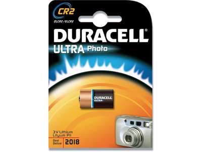 Batteri, CR2, 3 V, 1 stk, Duracell Ultra Photo